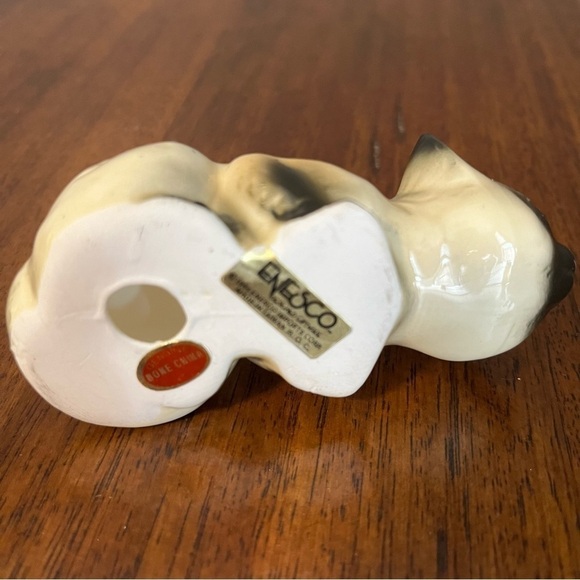 Vintage Enesco Ceramic Crouching Siamese Cat
Figurine 4.5" - Picture 6 of 6